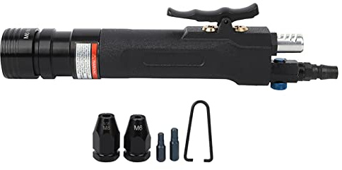 RepiceFinem KP7813 SMEUX SHANK Pneumatique Riveter Gun Air Rivet Nut Gun Tiling Tooling Tool Auto Locking Conçu Remplacement rapide Mouvement Original Long Service Life