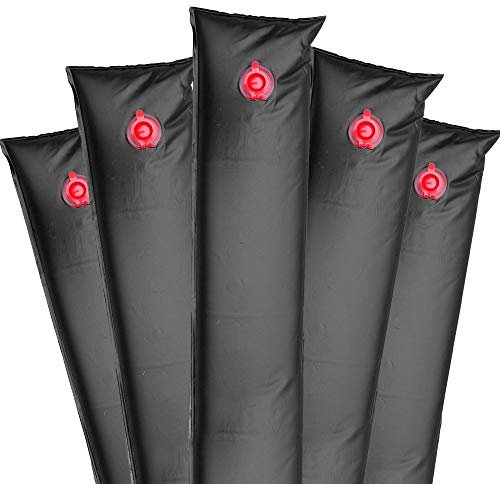 Pool Mate 1-3810-BLK-05 Wassersack für Schwimmbecken-Abdeckungen, Stärke 16 Gauge, 3 m, 1 Kammer, Schwarz, 5 Stück