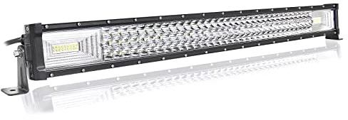 Willpower Led Lichtleiste Balken 12V 24V 32 405W für Auto Offroad KFZ | Lightbar Arbeitsscheinwerfer Scheinwerfer, 6000K Weiß, IP67 Wasserdicht, Beleuchtung für Traktor ATV Boot Quad Fahrzeuge