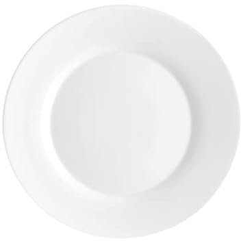 Bormioli Rocco Toledo White Side Plates Set (7¾”) – Dessert Plates – Opal Tempered Glass – Dishwasher & Microwave Safe – Shatterproof/Chip-Resistant – Luxury Dinnerware Set (6)