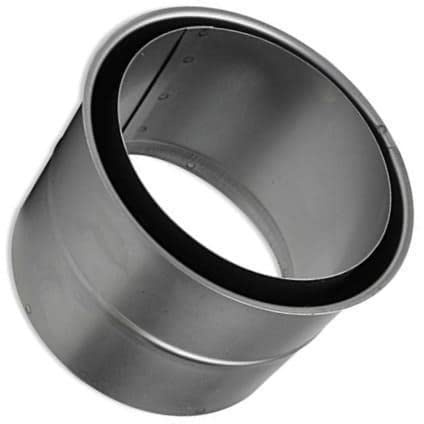 Sendeo Wandfutter SENDEO | doppelwandig | blank | Länge 11,5 cm (Ø 150mm)