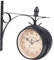 Bureau Orologio da parete bifacciale in stile europeo monocromatico