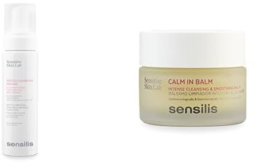 Sensilis - Gentle Cleansing Mousse, Espuma Limpiadora para Pieles Sensibles y Reactivas, 200 ml + Bálsamo Limpiador Intensivo y Calmante para Pieles Sensibles y Reactivas, 50 ml