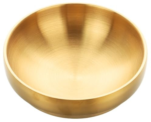 FUTUREORYY Ciotola Decorativa Per Chiavi e Gioielli Da 19 Cm in Acciaio Dorato, Portaoggetti Multifunzionale Per Ingresso e Tavolino, Casa Per Soggiorno e Ufficio