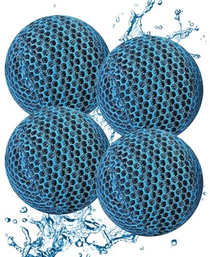 SIGANDG Hot Tub absorbeurs de Piscine, Réutilisables 6 cm Mousse réutilisable pour éliminer Les balles d'éponge, Éponge Absorbante de Piscine - Nettoyant en Mousse pour jacuzz (4 Pièces)