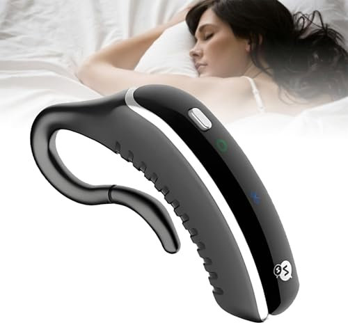 HEAXIY Arrêt Dispositif de Ronflement, Cercle D'utinéraires Anti-ronflement avec Analyse du Sommeil de L'application, 36 Niveaux Smart Stop Sleep Aid pour l'homme/Les Femmes