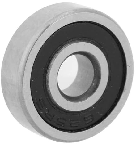 Rodamientos de bolas doble protegidos 3/4/5/6 mm | Rodamientos de ritmo de acero profundo para alta velocidad y carga pesada | Rodamientos de goma para motores/herramientas / (625-2RS)