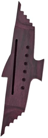 minkissy Holz Gitarrensteg für Akustikgitarre mit Glatter Oberfläche Saiten Gitarrenstegsattel als Ersatzteil Gitarrenzubehör aus Holz für Saiteninstrumente