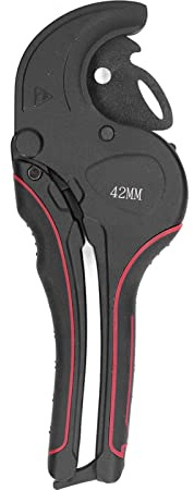 Tagliatubi in PVC con azione a cricchetto, forbici per tubi con lama sostituibile autobloccante per tubo in gomma CPVC PEX (0-42)