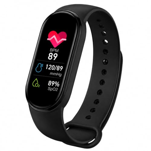 Fitness Tracker Watch with 24/7 Heart Rate Blood Oxygen Monitor IP67 | Waterproof Step Counter Pedometer for Women and Men Digital Activity Tracker with Sleep Analysis and Touch Screen