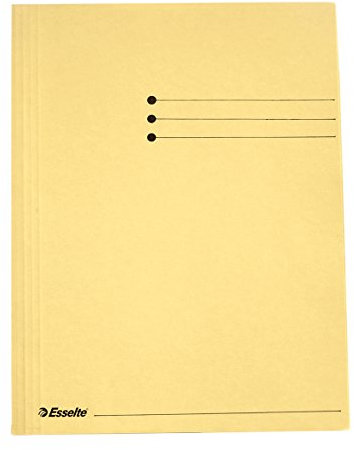 50 X ESSELTE Jurismappe A4 gelb 1033306