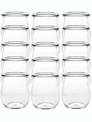 12er Set Weck Gläser 220 ml Tulpengläser Einmachgläser Sturzgläser Weckgläser