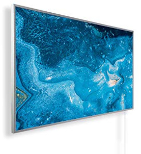 Könighaus Bildheizung 1000 Watt - Thermostat - 14-26 m² | Motiv: Ölgemälde 222, HD-Qualität, TÜV SÜD, 5 Jahre Herstellergarantie, 200+ Bilder, Überhitzungsschutz