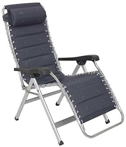 Crespo Relax Entspannungsliege anthrazit - Vertrieb Holly Produkte STABIELO - Gegen Aufpreis mit Holly Fächerschirmen -