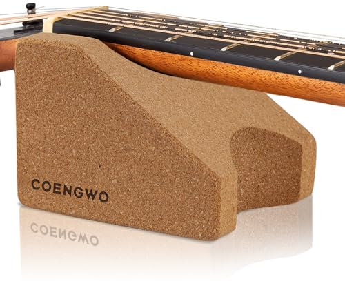 COENGWO Gitarren Halsstütze, Gitarre Halsstütze Cradle Saiteninstrument Nackenstütze Gitarrenbauer Tool Workstation Kissen zur Reparatur, Reinigungspflege