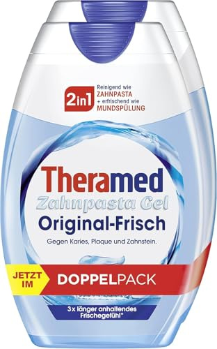 Theramed 2-i-1 original färsk tandkräm tandkräm 2-pack, 150 ml