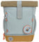 LÄSSIG Kindergartenrucksack Kinderrucksack Rolltop mit Brustgurt wasserabweisend, 11 Liter/Mini Rolltop Backpack Nature Hellblau