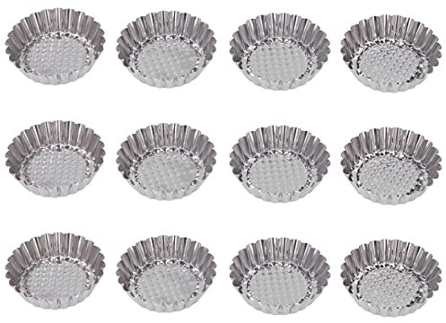 Moule à Tarte Aux ufs, Moule De Cuisson à Tarte Aux ufs Rond En Acier Inoxydable, Moule à Quiche Pour Magasin De Desserts De Cuisine