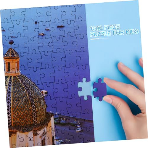ibasenice 1000 Stück Verpacken Rätsel Für Kleinkinder Pädagogische Rätsel Herausforderndes Rätsel Familienspiel-rätsel Denksportaufgaben Intellektuelle Rätsel Spielzeuge Puzzle Papierkarte