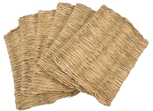 BESPORTBLE 6pcs Hand Woven Mat Chicken Coop Lining Nesting Pads for Eggs Small Nest