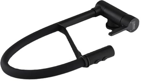 XJTNLB Vorfenster Küchenarmatur Klappbar Ausziehbar Schwarz Dual-Modus Einhebelmischer Küche Spültischarmatur Vorfenster Mischbatterie Küche