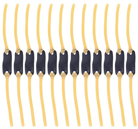 12 Piezas Goma Tirachinas Profesional de Caza,Gomas Elasticas Tirachinas de Caza y Tiro,Esortera de Catapulta Látex de Gomas Flexible,Deportes Recreativos Accesorios Caza,Slingshot Elásticos Adecuados