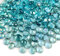 G&S homedeko Ice Blue Glass Pebbles, 1.35kg Multi-Purpose Decorative Stones for Vase Fillers, Plant Pot Gems, Aquarium Gravel, Fish Tank, Home Decor and Crafts， Glass Gems for Landscaping Plant
