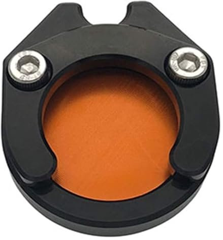 Verlängerungspolster Für Y&amaha NVX 155 150 125 Für Aerox 155 Motorrad Kickstand Fuß Seitenständer Verlängerungspolster Stützplatte Seitenständervergrößerer Seitenständer(Orange)