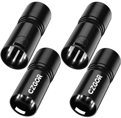 CZGOR 5-Pin DMX Terminator 4 Pack, 120 Ohm XLR Terminators, 5 Pin Male Optimal Signal Termination Resistor Lighting Accessories for Stage Par Lights XLR Audio Systems DJ Light Party, Black