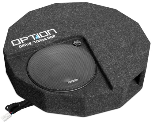 Option Subwoofer Kit kompatibel mit Kia XCeed (Typ CD, Facelift-Modell ab Baujahr 2022 mit JBL-Soundsystem ab Werk) - Passiver Reserverad-Subwoofer DRIVE10FLAT-BRP-D2