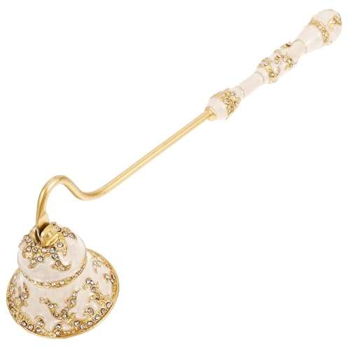 EXCEART Éteignoir à Bougie Vintage en Métal Léger 19X42X56 CM Outil d'Extinction de Flamme Sûr et Pratique Maison Accessoire pour Bougies Parfumées et Décorations d'Intérieur