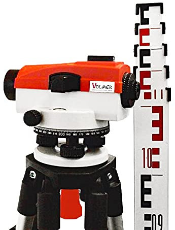 Nivellier-Set NAL - 24 mit Stativ und Teleskop-Nivellierlatte 5 m