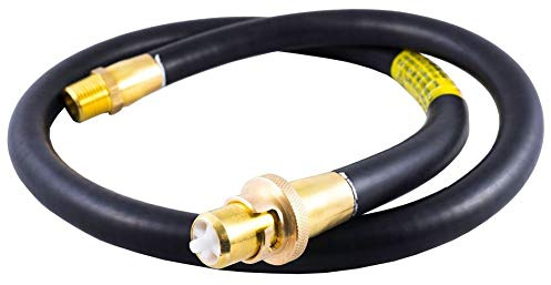 Telsa FixtheHeat Straight Gas Cooker Hose 3ft x 1/2 Bayonet Gas Approved
