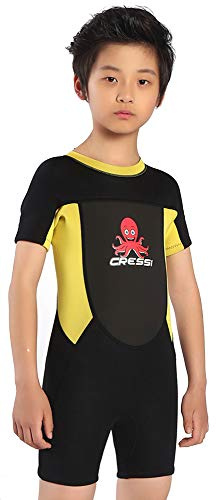 CRESSI Smoby Wetsuit, Muta Shorty in Premium Neoprene 2 mm Unisex Bambini