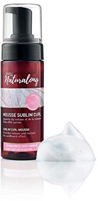 Kairly Naturalong Sublim Curl Mousse – 150 ml – Formulée pour tonifier la tonalité des cheveux, définition des boucles