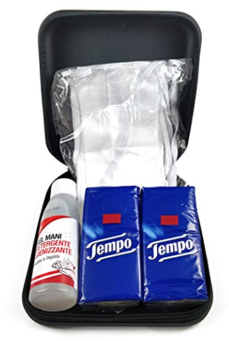 Schul-Desinfektions-Gel-Set, Aufbewahrungsbox, Taschentücher, 4-lagig