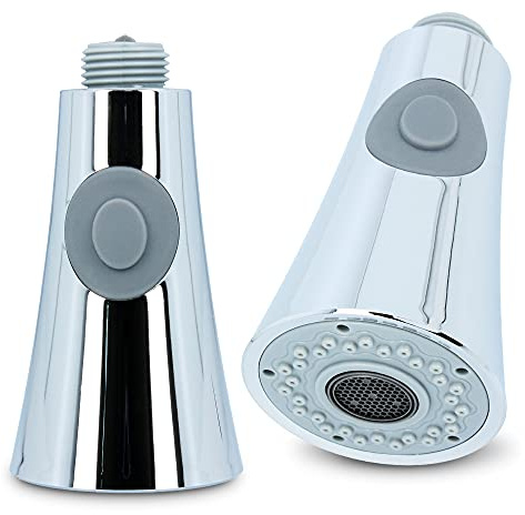 Wasserhahn Aufsatz Brausekopf Küche Küchenarmatur Geschirrbrause 1/2 Anschluss AG Chrom 2 Strahlarten Strahlregler Küchenbrause Handbrause Brause Wassersparer Wasserhanhnaufsatz Wasserhahn Ersatzteile