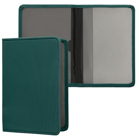 kwmobile Custodia in Neoprene per Libretto Circolazione Auto - Cover Portalibretto con Scomparti per Tessere Patente - Foderina Porta Documenti petrolio