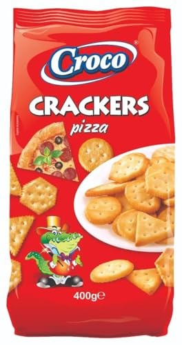 CROCO - CRACKERS PIZZA 400g x Paquete de 12