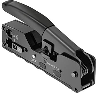 BESTonZON Netzwerkzange gepanzerter Kabelschneider Internetkabel Abisolierzange multifunktionswerkzeug multifunktionales Drahtbearbeitungswerkzeug Elektriker Handwerkzeug PVC