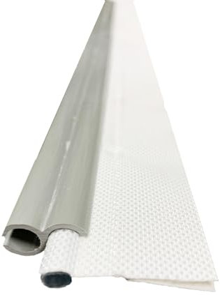 Drive Away Markisen-Befestigungsset, 20,3 cm Kanal und 3M-Markisenschiene, Rohrleitung, 8 mm Doppelklappe + solider PVC-Kern, Keder, Camping/Zelt für Wohnmobil, Auffahrt-Set