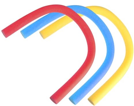 CIYODO 3stücke Teiliges Bunte Schwimmnudeln Aus Epe-Schaumstoff Leichte Poolspielzeuge Als Flexible Auftriebshilfen ºr Junge Mädchen Langlebige Wasser-Nudeln ºr Schwimmbad Badesee-spa ü