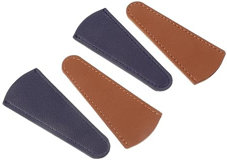 Tofficu 4 Stück Scherensatz protect schutzzelt craft Schutz für Scheren Sicherheit leder schere abdeckung Scherenschutz Scherenlederbezug Beutel Friseurwerkzeug Kondom Jacke Scherenkasten