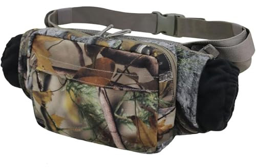 DYCZMALQ Handmuff Tasche mit Isolierung, Jagd-Fleece, Handmuff mit Vordertasche, Outdoor-Aktivitäten, Hüfttasche für Camping, Jagd (MC)