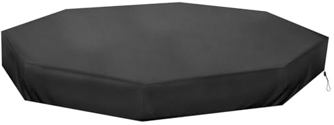 Sandbox Cover, 84x78x9inch Octagon Sandbox Cover, Waterproof Dustproof Replacement Sand Box with Drawstring for Outdoor Sand Box Waterproof