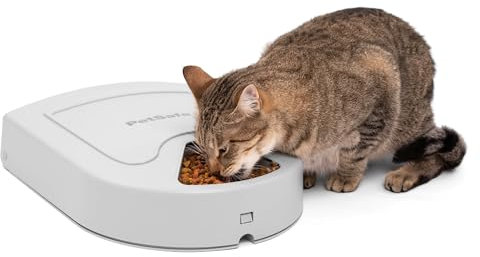 PetSafe, 5 Meal Pet Feeder, Automatic, Five Day Programing,White, 5 x 165 g Trays