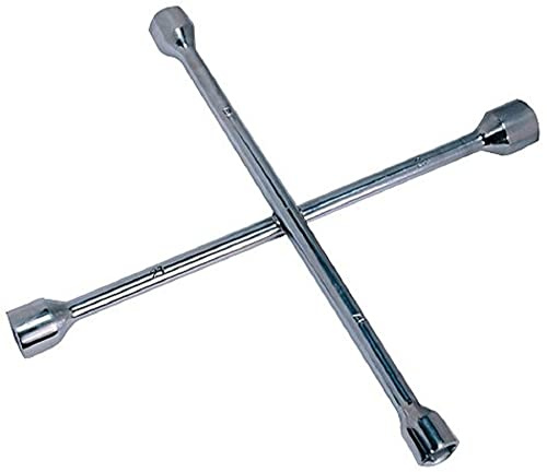 Silverline 380629 Kreuzschlüssel 17, 19, 21 u. 23 mm