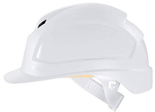 Uvex Pheos B Schutzhelm - Belüfteter Arbeitshelm für die Baustelle - Weiß Weiß