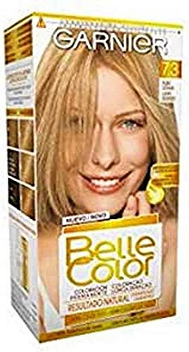 Garnier Belle Color Coloración de aspecto natural y cobertura completa de canas con aceite de germen de trigo - Rubio Dorado 7.3