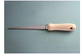 Seghetto cartongesso superprofessionale manico legno lama 18 cm